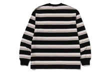 STRIPE ONE POINT RELAXED FIT POCKET LS TEE