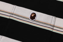 STRIPE ONE POINT RELAXED FIT POCKET LS TEE