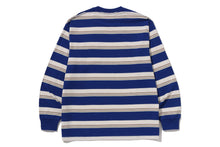 STRIPE ONE POINT RELAXED FIT POCKET LS TEE
