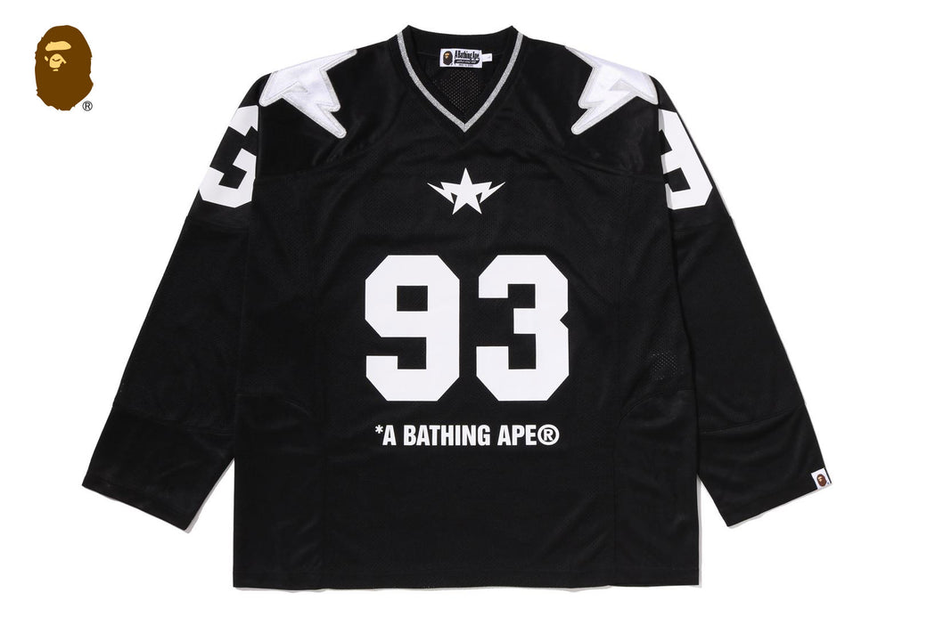 シャツ BAPE MULTI LOGO CROPPED FOOTBALL JERSEY LINE CAMO MULTI LOGO CROPPED FIT FOOTBALL JERSEY | bape.com