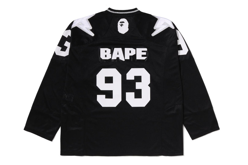 ブラックアイパッチ ゲームシャツ　supreme FR2 APE FCRB LINE CAMO MULTI LOGO CROPPED FIT FOOTBALL JERSEY | bape.com