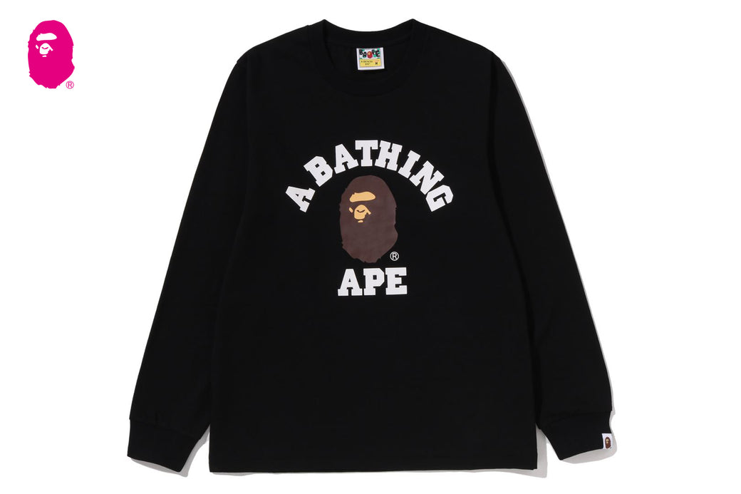 トップス A BATHING APE COLLEGE LS TEE BURGUNDY トップス A BATHING APE COLLEGE LS TEE BURGUNDY A BATHING APE