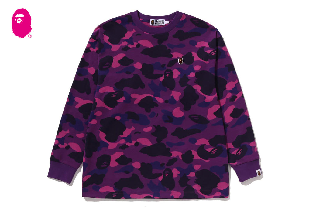 COLOR CAMO ONE POINT L/S TEE | bape.com