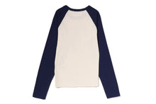 COLLEGE RAGLAN CROPPED LS TEE