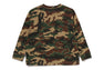 GLITCH WOODLAND CAMO ONE POINT RELAXED FIT LS TEE