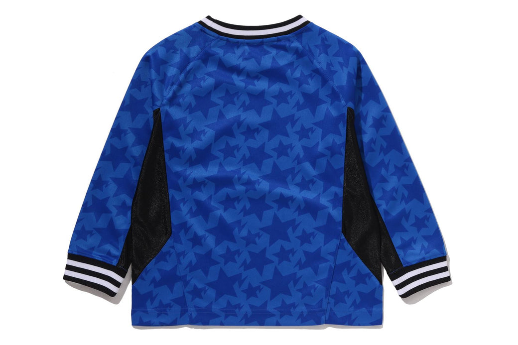 STA ALLOVER EMBROIDERY PATCH LS TEE | bape.com