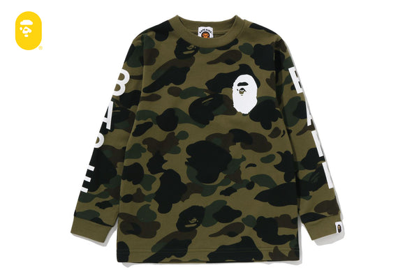 1ST CAMO LS TEE | bape.com