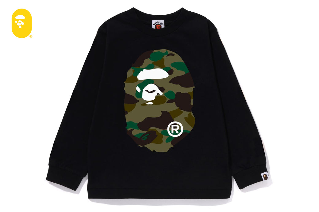 トップス APE 1ST CAMO BIG APE HEAD LS TEE XL 1ST CAMO BIG APE HEAD LS TEE | bape.com