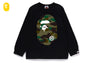 1ST CAMO BIG APE HEAD LS TEE