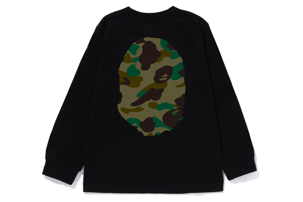 1ST CAMO BIG APE HEAD LS TEE | bape.com