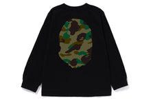 1ST CAMO BIG APE HEAD LS TEE