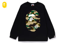 1ST CAMO BIG APE HEAD LS TEE