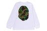 1ST CAMO BIG APE HEAD LS TEE