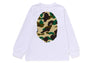 1ST CAMO BIG APE HEAD LS TEE
