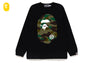 1ST CAMO BIG APE HEAD LS TEE