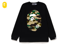 1ST CAMO BIG APE HEAD LS TEE