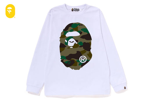 1ST CAMO BIG APE HEAD LS TEE