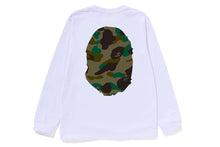 1ST CAMO BIG APE HEAD LS TEE