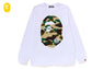 1ST CAMO BIG APE HEAD LS TEE