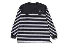 【 BAPE BY KAZUKI KURAISHI 】PANEL STRIPE LONG SLEEVES TEE