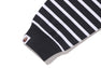 【 BAPE BY KAZUKI KURAISHI 】PANEL STRIPE LONG SLEEVES TEE