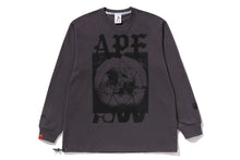 【 BAPE BY KAZUKI KURAISHI 】“APE PAW GEO” LONG SLEEVES TEE