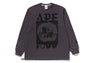 【 BAPE BY KAZUKI KURAISHI 】“APE PAW GEO” LONG SLEEVES TEE