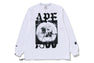 【 BAPE BY KAZUKI KURAISHI 】“APE PAW GEO” LONG SLEEVES TEE