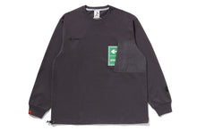 【 BAPE BY KAZUKI KURAISHI 】“EXIT” POCKET LONG SLEEVES TEE