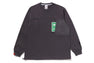 【 BAPE BY KAZUKI KURAISHI 】“EXIT” POCKET LONG SLEEVES TEE