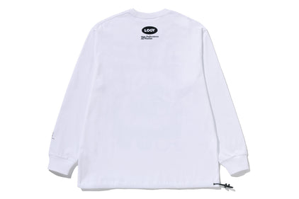 【 BAPE BY KAZUKI KURAISHI 】“EXIT” POCKET LONG SLEEVES TEE