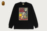 BAPE LUNA TRAVEL POSTER LS TEE