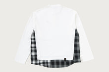 BAPE BLACK LAYERED CHECK HENLEY POCKET LS TEE