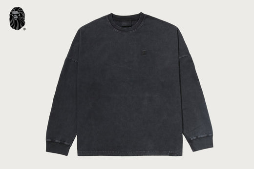BAPE BLACK ONE-PT LS TEE