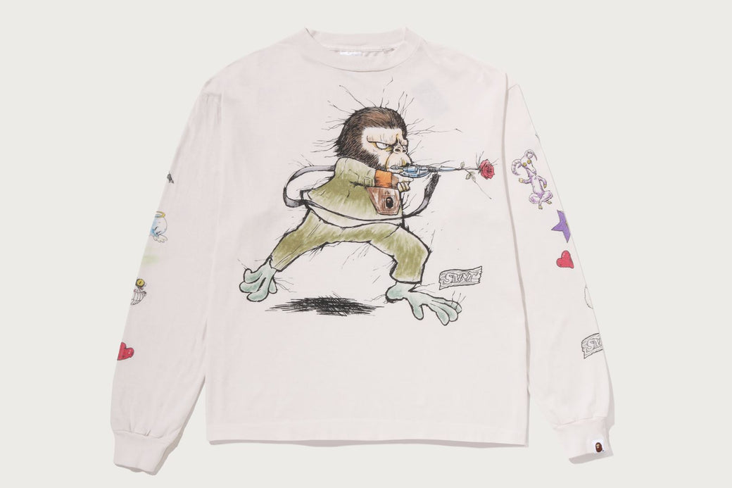 BAPE X SAINT MXXXXXX】 L/S TEE M | bape.com