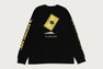 BAPE CARD GRAPHIC LONG SLEEVE TEE BAPEC