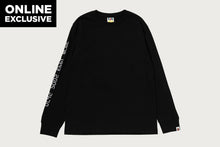 BAPE CARD GRAPHIC LONG SLEEVE TEE BAPEC