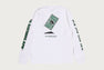 BAPE CARD GRAPHIC LONG SLEEVE TEE BAPEC
