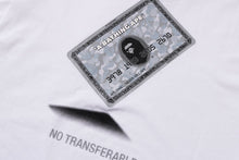 BAPE CARD GRAPHIC LONG SLEEVE TEE BAPEC