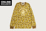BAPE CARD CAMO COLLEGE LONG SLEEVE TEE BAPEC