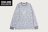 BAPE CARD CAMO COLLEGE LONG SLEEVE TEE BAPEC