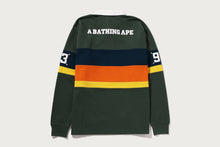 BY BATHING APE STRIPED RUGBY SHIRT