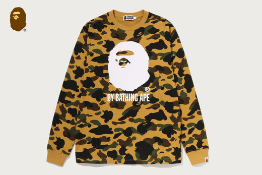 1ST CAMO BY BATHING APE LS TEE