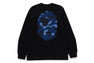 COLOR CAMO BIG APE HEAD LS TEE