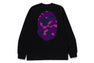 COLOR CAMO BIG APE HEAD LS TEE