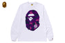 COLOR CAMO BIG APE HEAD LS TEE