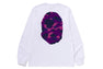 COLOR CAMO BIG APE HEAD LS TEE