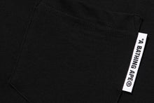 LINE CAMO FLAG LABEL POCKET LS TEE