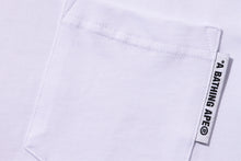 LINE CAMO FLAG LABEL POCKET LS TEE