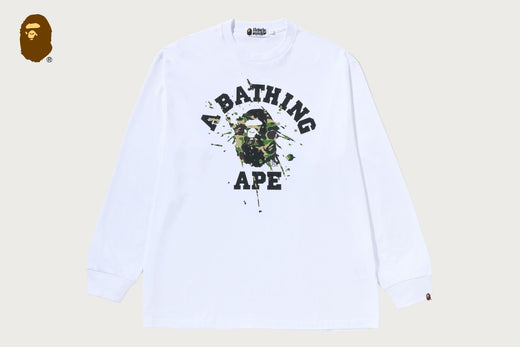 ABC CAMO SPLASH COLLEGE RELAXED FIT LS TEE